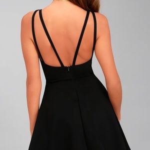 Lulus Black Skater Dress